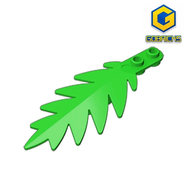 Gobricks GDS-1440 Plant,Tree Palm Leaf Small 8 x 3 compatible with lego 6148 children's Educational Building Blocks Technical