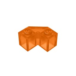 Gobricks GDS-610 Brick 2x2 w. angle 45 degrees compatible with lego 87620 children's DIY Educational Building Blocks
