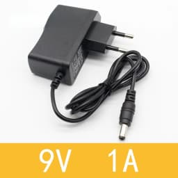 1pcs 9v 1a DC Power Adapter EU 5.5mm*2.1mm Interface Power Supply 100-240V AC Adapter for Arduino UNO MEGA