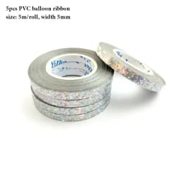 Balloon Accessories Balloon Chain Stripe Ribbon Glue Ballons Easy Tying Knotter Clips Wedding Birthday Arch DIY Crafts Party Dec