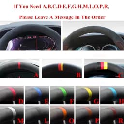 Customized Car Steering Wheel Cover Leather Braid Car Accessories For Lexus RX330 RX400h RX400 Toyota Corolla Verso Camry