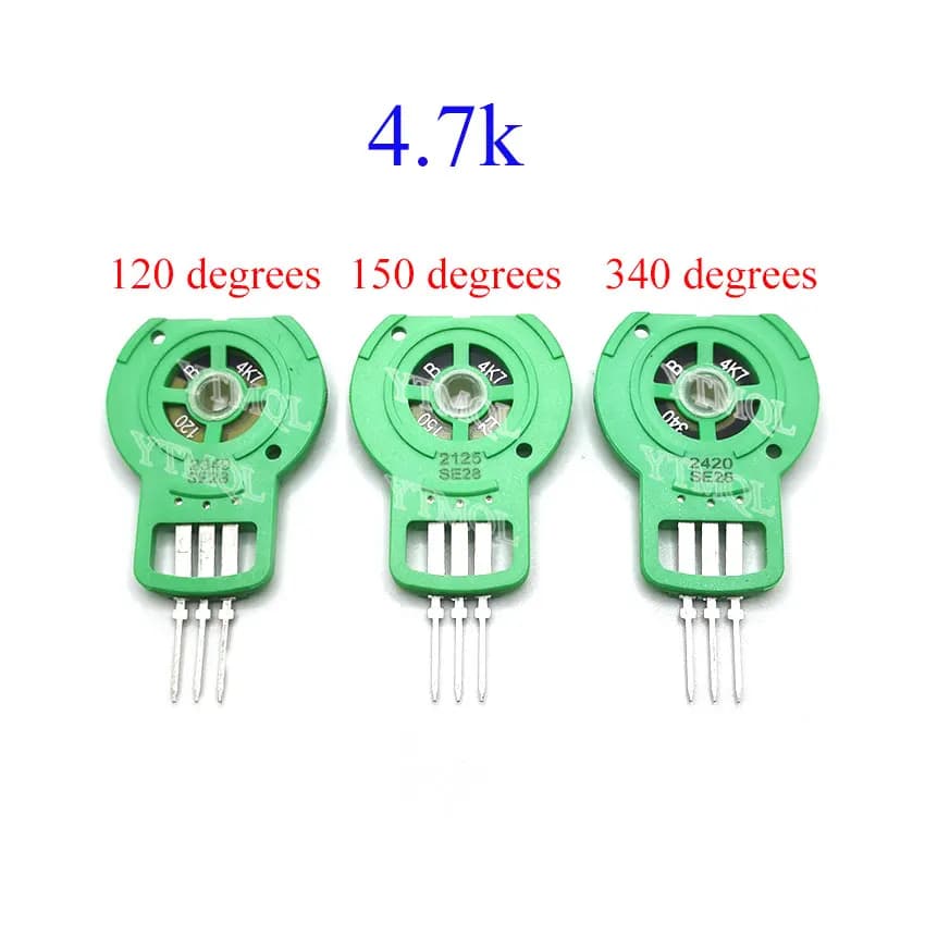 1Pcs 120/150/340 degrees For Automobile Air Conditioner Resistance Value 4.7K RD602B028A FP01-WDK02 Type Position Sensor