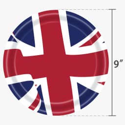 Union Jack Plates paper Cups Napkins Set Britain UK England British Flag disposable Tableware Kit party Decoration