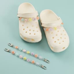 single sales candy lace Shoe Decoration Buckle Charms string Accessories muti-color DIY Combination for sandals girls woman