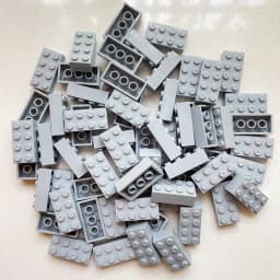 2x4 Classic Bricks 3001 Colorful Bulk Building Blocks 150-750pcs Grey Orange Pieces Compatible with All Major Brick Brands Toys