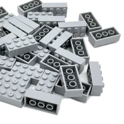 2x4 Classic Bricks 3001 Colorful Bulk Building Blocks 150-750pcs Grey Orange Pieces Compatible with All Major Brick Brands Toys