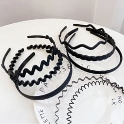 Plastic Metal Black Brown Hairbands Headbands for Men Women Headwear Washing Sports Hair Hoop Band Unisex Hair Accessories