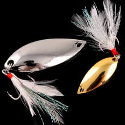 1Pcs 5g-20g Metal Spinner Spoon Lures Trout Fishing Lure Hard Bait Sequins Paillette Artificial Baits Gold Silver Fishing Tackle