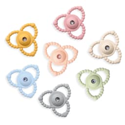 Silicone Teethers for Baby Flower Style Teething Rings Baby Accessories Toys for Newborn Baby 0 12 Month Rattle Toys for Babies