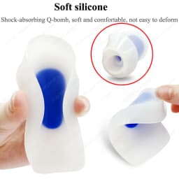 Medical Silicone Insoles For Heel Protector Inserts Heel Spur Pads For Relief Plantar Fasciitis Heel Pain Reduce Pressure