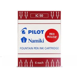 PILOT Fountain Pen Cartridge IC-50 Carbon-free Ink For78G 88G Portable Ink Bag Refill Replacement Core Office Stationery
