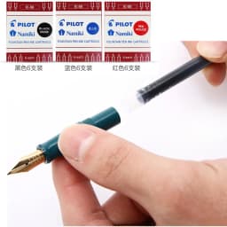 PILOT Fountain Pen Cartridge IC-50 Carbon-free Ink For78G 88G Portable Ink Bag Refill Replacement Core Office Stationery