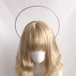 2022 Gorgeous Vintage Mary Baroque Tiara Headwear Gothic Lolita Black Rose Devil Feather Wings Goddess Sun Halo Crown Headband