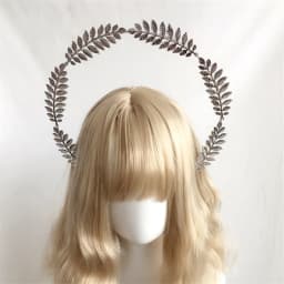 2022 Gorgeous Vintage Mary Baroque Tiara Headwear Gothic Lolita Black Rose Devil Feather Wings Goddess Sun Halo Crown Headband