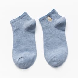 New Women's Cute Embroidery Bear Dog Owl Cat Bird Rabbit Sheep Candy Color Funny Socks Kawaii Ankle Sokken Dropship