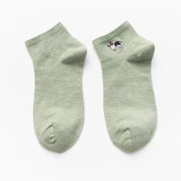 New Women's Cute Embroidery Bear Dog Owl Cat Bird Rabbit Sheep Candy Color Funny Socks Kawaii Ankle Sokken Dropship