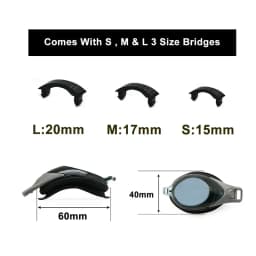 Presbyopic Swim Goggles for Adults – Anti-Fog UV Protection, Comfortable Silicone, Waterproof Reading Glasses