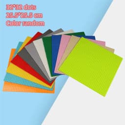 Building Blocks Accessories Floor 25.5*25.5cm City Roads Street Compatible Lego Small Particles DIY Children's Toys Creative