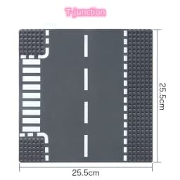 Building Blocks Accessories Floor 25.5*25.5cm City Roads Street Compatible Lego Small Particles DIY Children's Toys Creative