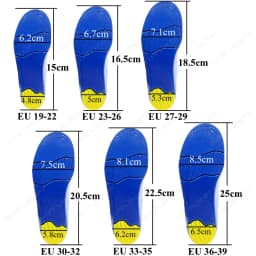 Kotlikoff kids Comfort Insoles For Flat Feet Plantar Fasciitis Orthopedic Shoes Sport Running Insoles Pads In Shoe Orthotics