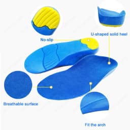 Kotlikoff kids Comfort Insoles For Flat Feet Plantar Fasciitis Orthopedic Shoes Sport Running Insoles Pads In Shoe Orthotics
