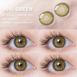 AMARA MIKI Series1 Pair Colored Contact Lenses Natural Look Brown Eye Lenses Gray Contact Blue Lenses Fast Delivery Green Eye