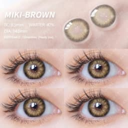 AMARA MIKI Series1 Pair Colored Contact Lenses Natural Look Brown Eye Lenses Gray Contact Blue Lenses Fast Delivery Green Eye