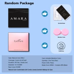 AMARA MIKI Series1 Pair Colored Contact Lenses Natural Look Brown Eye Lenses Gray Contact Blue Lenses Fast Delivery Green Eye