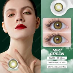AMARA MIKI Series1 Pair Colored Contact Lenses Natural Look Brown Eye Lenses Gray Contact Blue Lenses Fast Delivery Green Eye