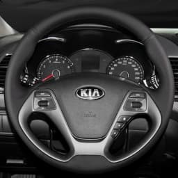 Custom Steering Wheel Cover Genuine Leather 100% Fit For Kia K3 2013 K3S 2014 K2 Rio 2015 2016 Ceed 2012-2017 Cerato 2013-2017
