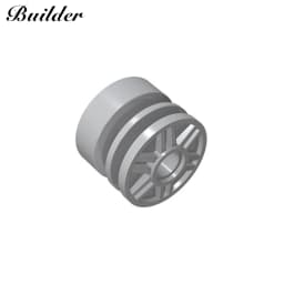 Little Builder 58090/55981 Wheel Tyre 30.4x14mm DIY Assembly MOC Compatible Toy Part Technological Automobile Building Blocks 1p