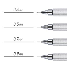 UNI Mechanical Pencil M5-552 Metal Grip 0.3/0.5/0.7/0.9mm Low Gravity Non Stop Lead for Students Drawing Sketching Stationery