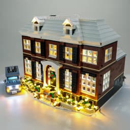 LED Light Kit For Christmas Gift 21330 Home Alone House Street View Building Blocks Bricks Toy Lamp Set No Model RC Version