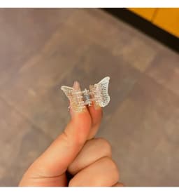 1-20pcs Hair Claws Braided Transparent Butterfly Small Hair Claw Clips Girls Hair Clamps Crab Barrettes Gripper Hair Accessories