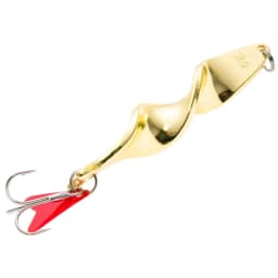 1PCS Rotating Metal Spinner Spoon Fishing Lure Gold Silver 7g 10g 14g 21g 28g Baits For Trout Pike Pesca Fish Treble Hook Tackle