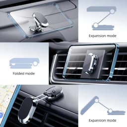 Magnetic Car Phone Holder Magnet Phone Bracket Foldable Dashboard Stand 360-degree Rotatable Navigation Holder Car Accessories