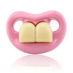 Mouth Baby Funny Dummy Pacifier Novelty Teeth Children Soother Feeding Tool Wedding Party Decoration Props Trick Toys