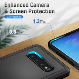 for Galaxy S10 Plus Case, Shockproof Hybrid Case Dual Layer Design Hard Cover for Samsung Galaxy S10 Cases