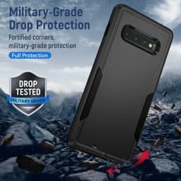 for Galaxy S10 Plus Case, Shockproof Hybrid Case Dual Layer Design Hard Cover for Samsung Galaxy S10 Cases