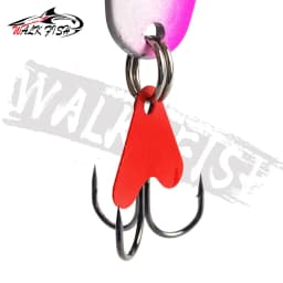 WALK FISH New 16g-28g Metal Spinner Spoon Trout Fishing Lure Hard Bait Sequins Noise Paillette Bait Hard Sequins Spinner