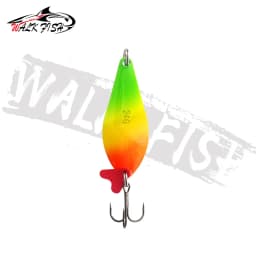 WALK FISH New 16g-28g Metal Spinner Spoon Trout Fishing Lure Hard Bait Sequins Noise Paillette Bait Hard Sequins Spinner