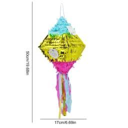 Aluminum Foil Plaything Pinata Golden Star Pinata Party Fiesta Pinata Traditional Star Shaped Pinata Handmade Pinata Game Props