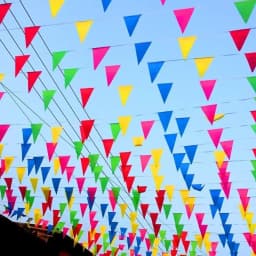 Colorful 100m Triangle Flag Pennant Bunting String Banner Garland Festival Party Holiday Home Garden Decoration