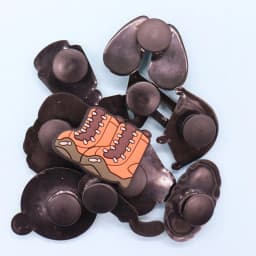1-10PCS PVC Shoe Charms Camp Telescope Chair Flashlight Sleeping Bag Backpack Compass Buckle Clogs Hole Slipper Decoration Gift