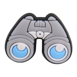 1-10PCS PVC Shoe Charms Camp Telescope Chair Flashlight Sleeping Bag Backpack Compass Buckle Clogs Hole Slipper Decoration Gift