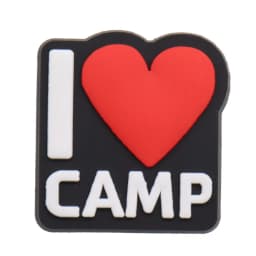 1-10PCS PVC Shoe Charms Camp Telescope Chair Flashlight Sleeping Bag Backpack Compass Buckle Clogs Hole Slipper Decoration Gift