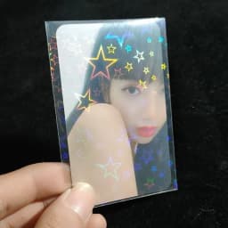50PCS 58x87mm 65x90mm Laser Foil Big Star Card Sleeves For Game Storage Bag Board Protector Trading Idol Cards Shield Cover