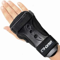 CTHOPER Skiing Wrist Guard Gloves Roller Skating Wrist Palms Protective Gear Wrist Support for Snowboarding Skateboard