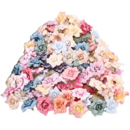 10Pcs 4.5cm Multicolor Daisy Flower Heads Mini Silk Artificial Flowers for Wreath Scrapbooking Home Wedding Decoration