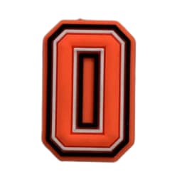 Number Shoe Charms for Crocs Accessories Orange Badge Unisex Clogs Buckle Kids Pins Decoration Jean Wristbands Shoes Accessories